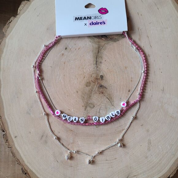 Mean Girls x Claire's So Fetch Layered Choker Necklace Layered NEW!! - Picture 3 of 4